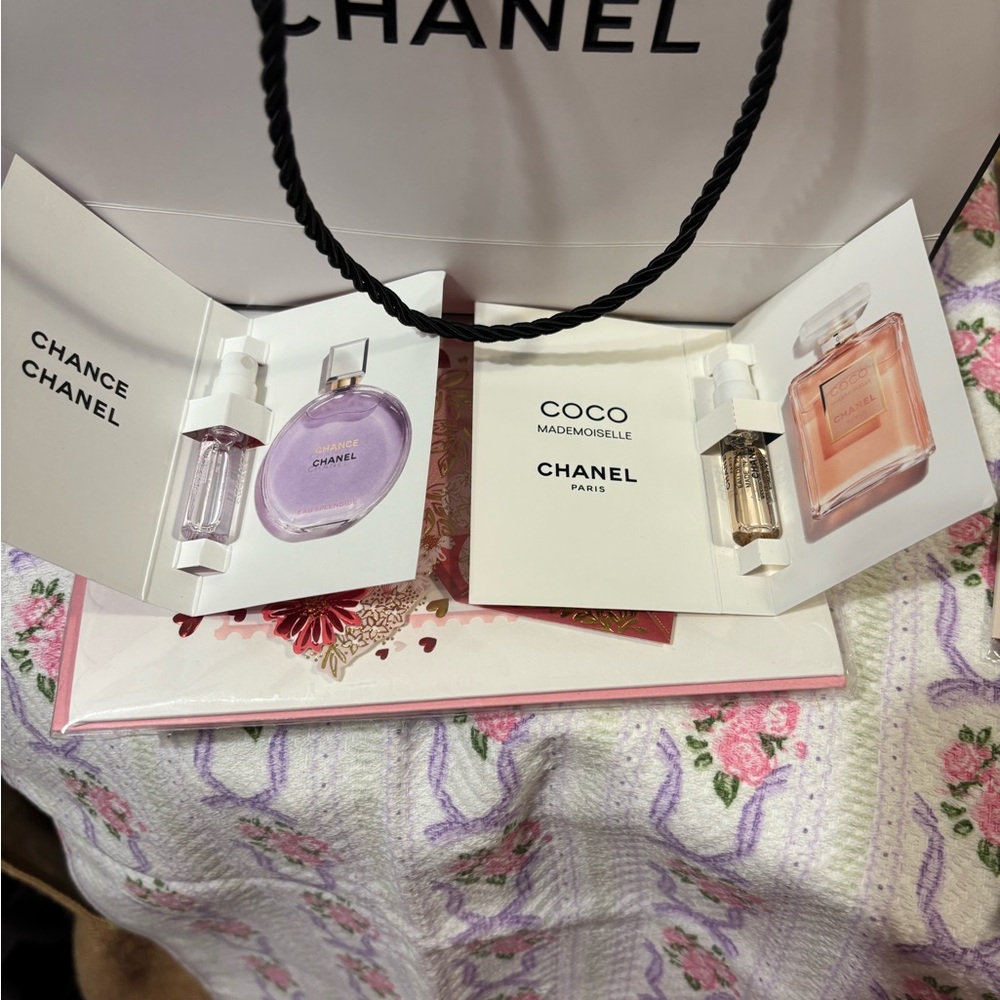 NEW Chanel CHANCE, COCO Perfume Set with Unique CHANEL Gift box 
Items sample sz - Picture 3 of 11